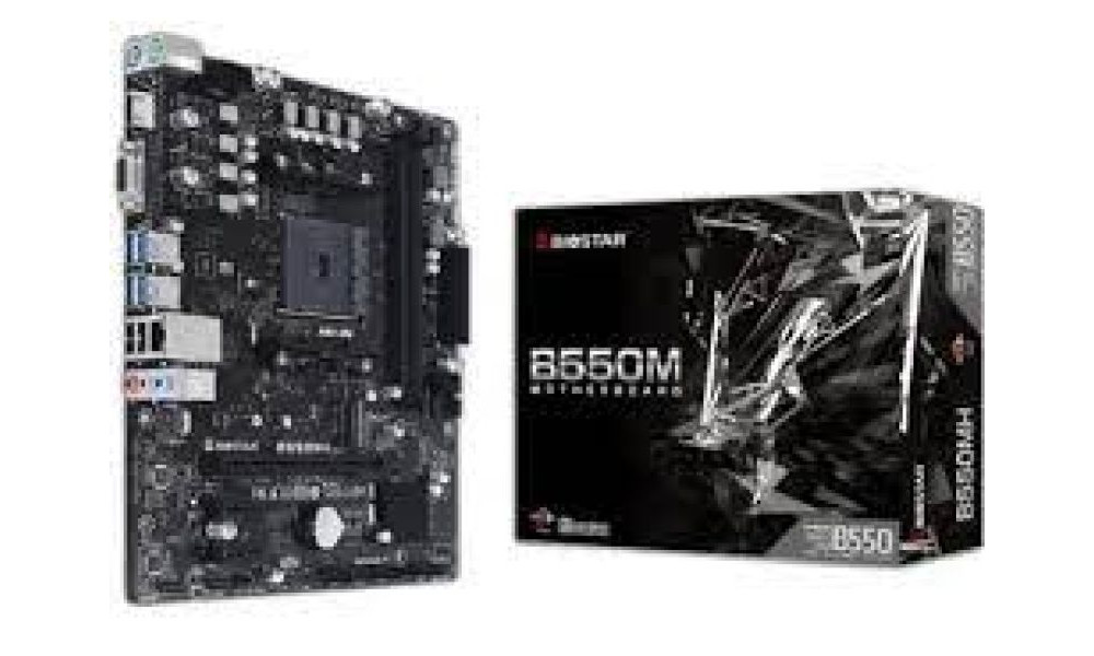 Placa Mãe Biostar B550MH, Chipset B550, AMD AM4