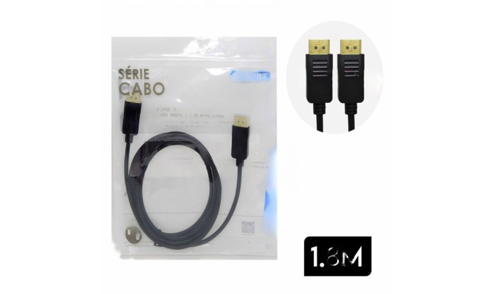 Cabo Displayport DP-DP 1.8M LE-6629-1.8M