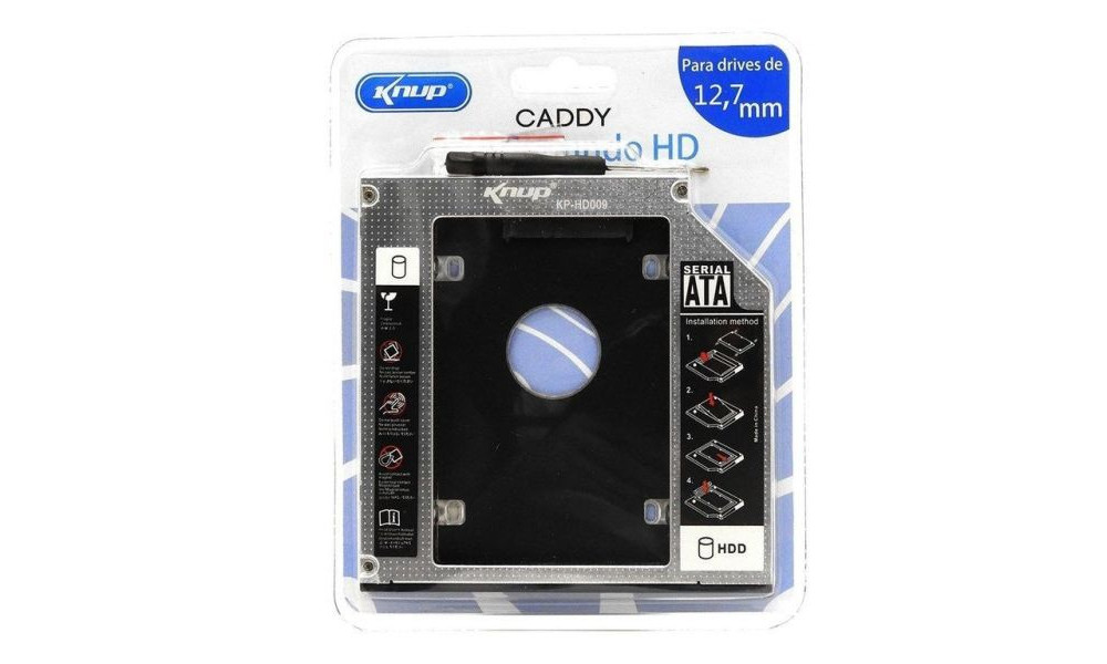 Case Sata HD Caddy KNUP 12,7MM KP-HD009