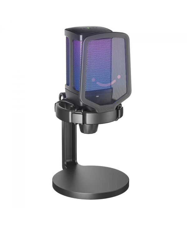 Microfone Condensador Fifine Q6 RGB de Mesa USB