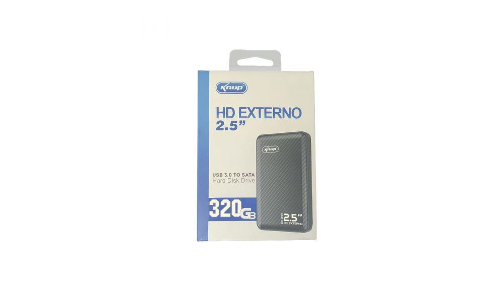 HD Externo 320GB 2,5 Polegadas Para Amazenamento KNUP