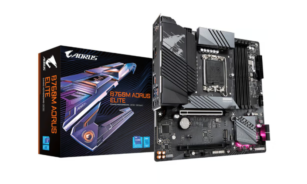 Placa Mãe Gigabyte B760M AORUS ELITE (rev. 1.0), LGA 1700, DDR5