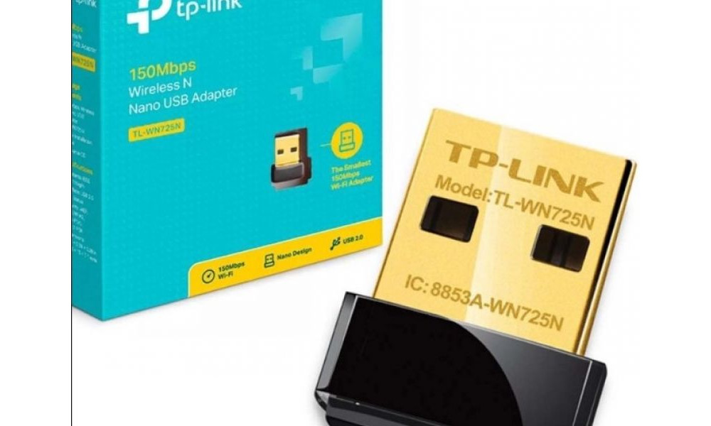 Adaptador Wireless Usb 150 Mbps Tp-Link Tl-Wn725n Novo Lote