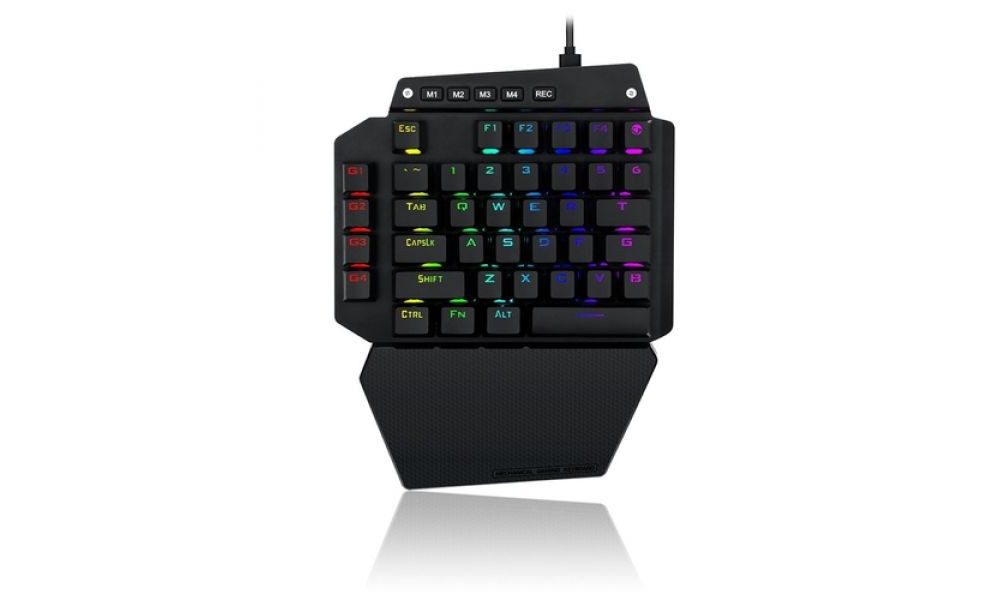 Teclado Mecânico Gamer Redragon IDA Single Hand RGB Chroma Switch Outemu Blue MK II - K583 RGB