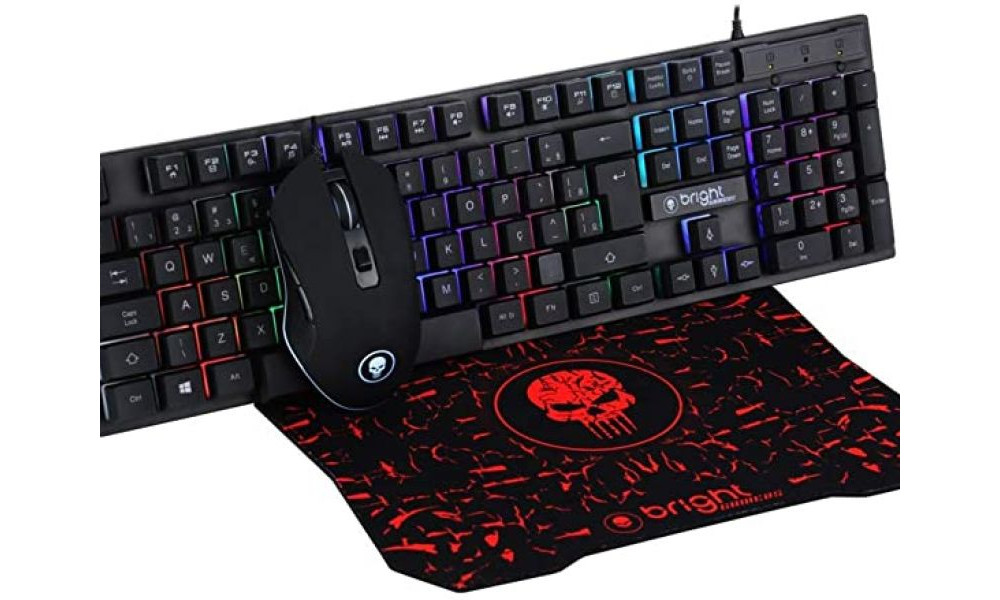 Combo Bright Gamer 0542 Teclado + Mouse + Mouse Pad