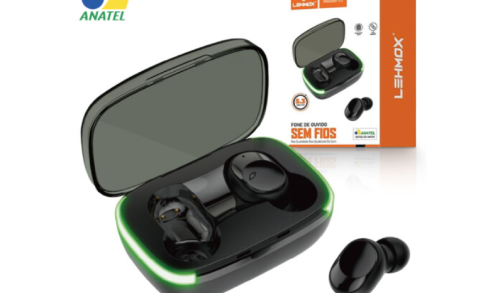 Fone de ouvido Bluetooth Lehmox LEF-Y60
