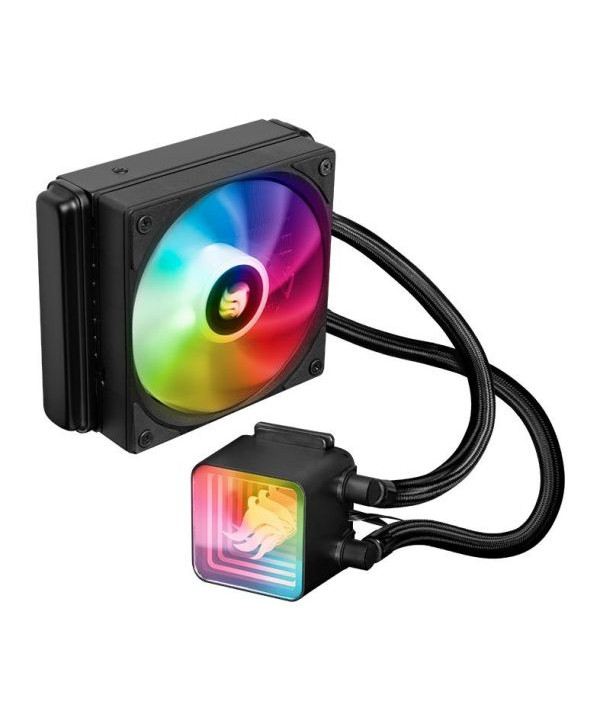 Water Cooler Pichau Aqua 120S, ARGB, 120mm, Preto, PCH-AQA120S-BK01