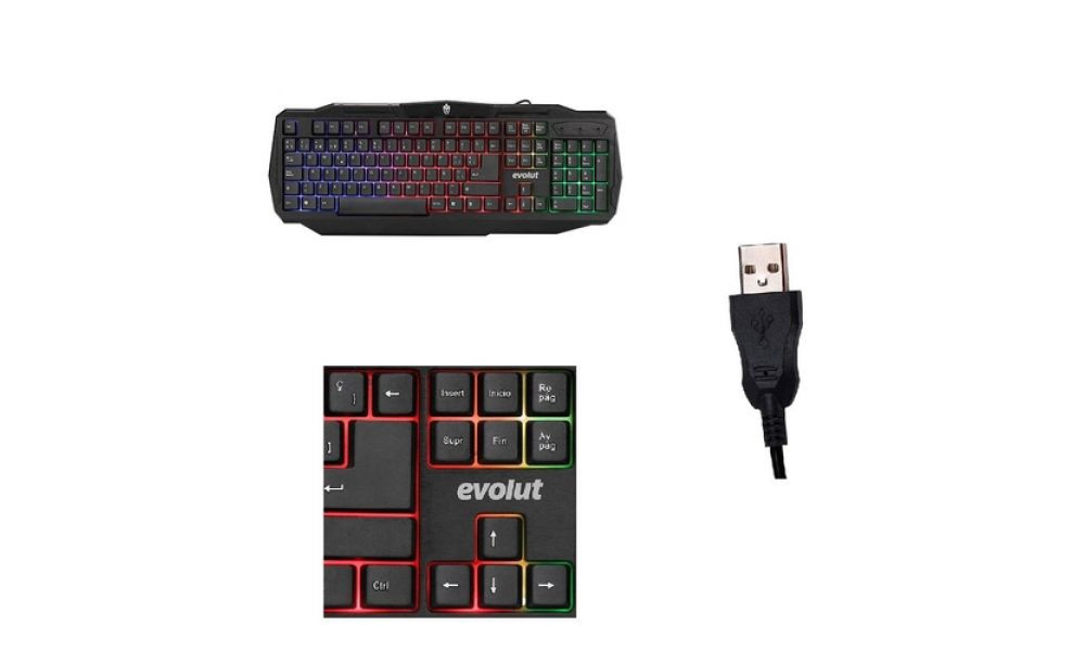 Teclado Gamer Eg207 Eg-207 Ranger Com Fio - Evolut