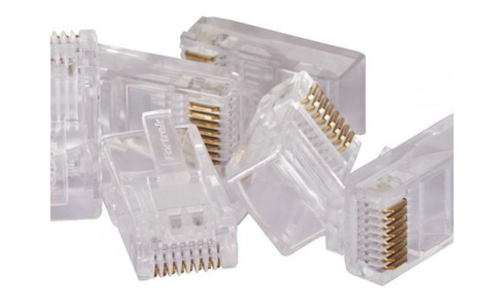 Conector Fortrek Macho CAT5E RJ45, Pacote com 100 - 62899