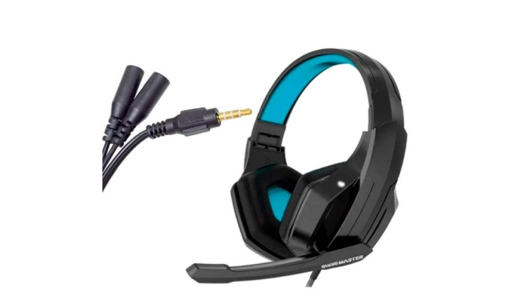 Headset Gamer Ars3 C3Tech E Adaptador P2 Box Gaming Master