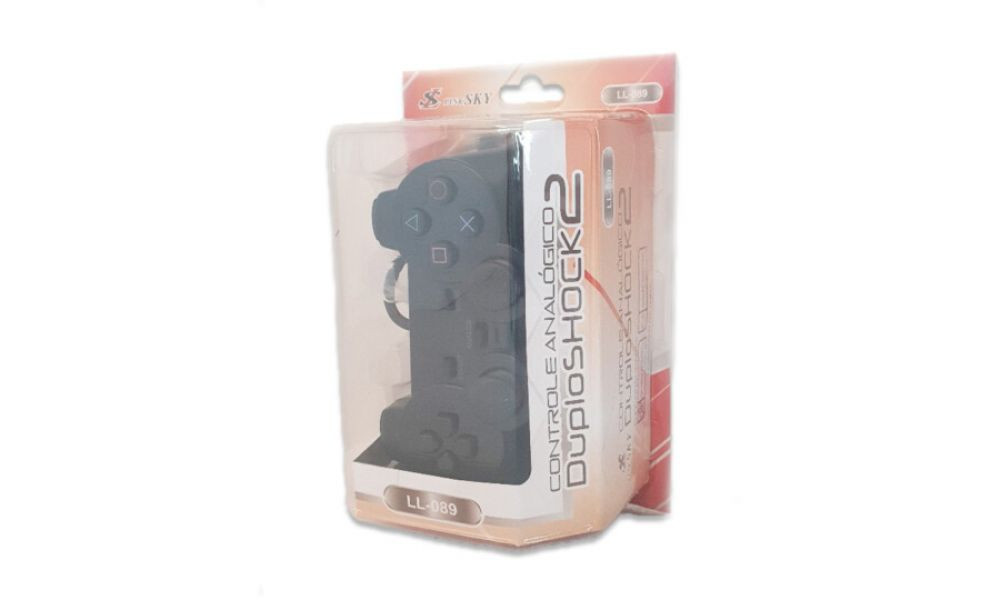 Controle Para PS2 Duploshock 2 LL-089