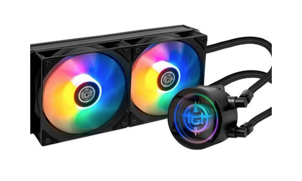 Water Cooler TGT Spartel V2, Rainbow, 240mm, Preto, TGT-SPLV240-BK01