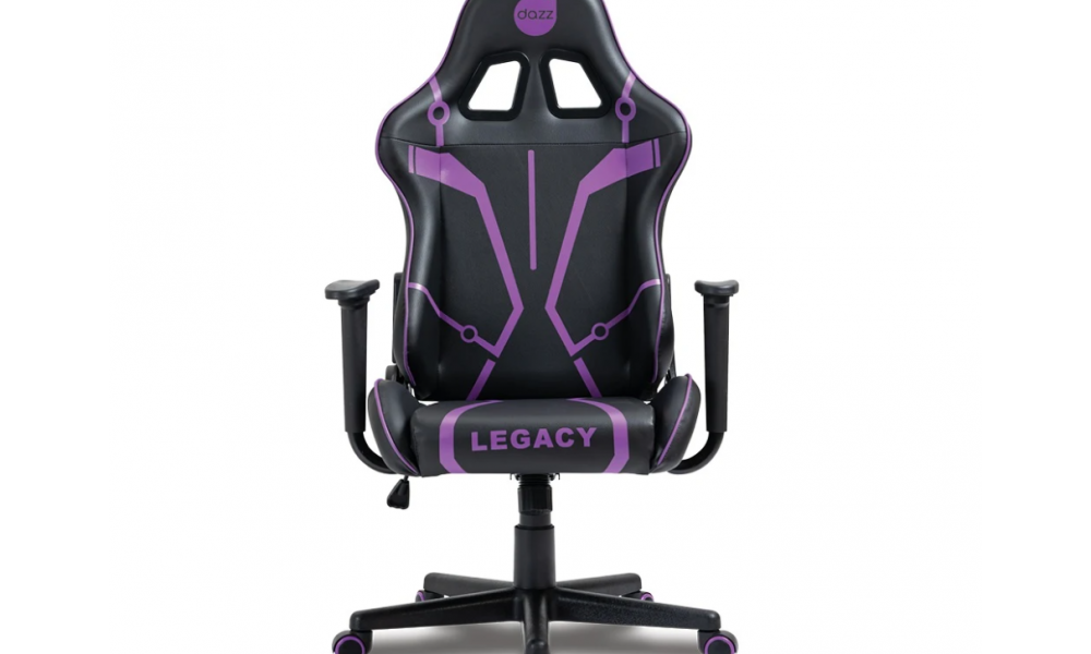 Cadeira Gamer Legacy Series Preto/Roxo