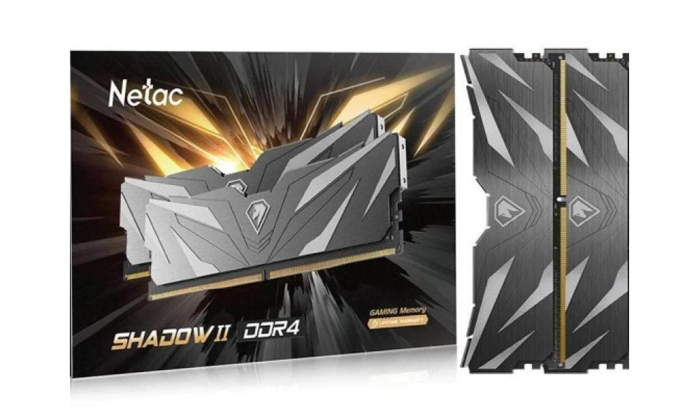 Memória Ram Ne tac Sha dow ll  Prata DDR4 8GB 3200mhz