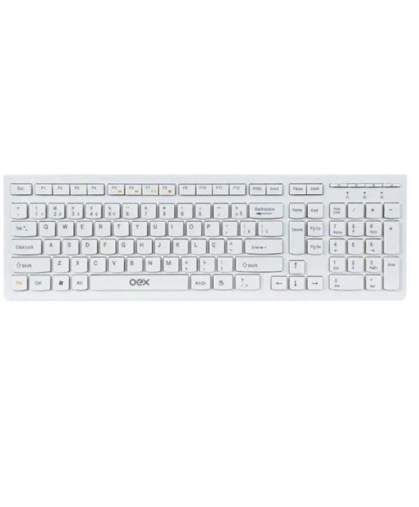 Teclado com Fio Flat USB TC300 Oex