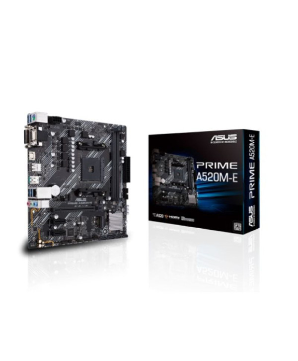 Placa Mãe Asus Prime A520M-E, AM4, DDR4 