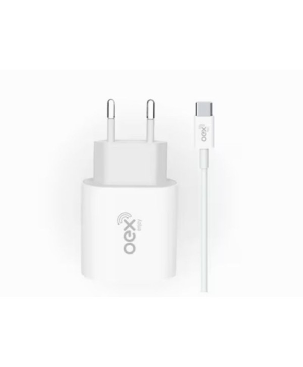 Kit 2 Em 1 Carregador Com Cabo Tipo-C 20W Cg500 OEX 