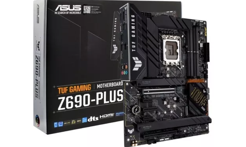 Placa-Mãe ASUS TUF Gaming - Z690-Plus D4, Intel 1700 Z690, ATX, DDR4, RGB