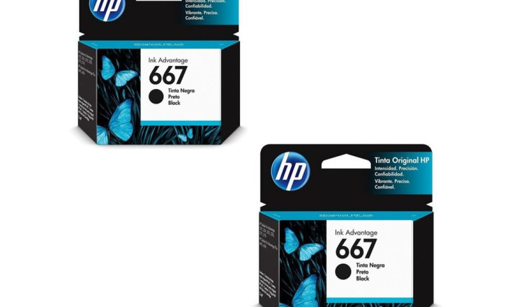 Cartucho de Tinta HP 667 Preto 3YM79AB