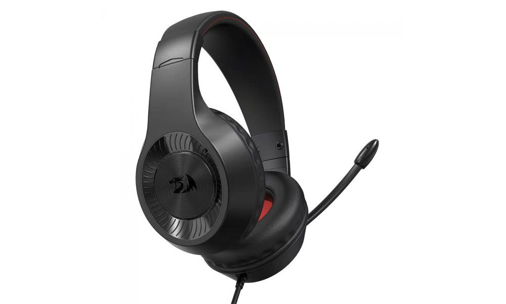 Headset Gamer Redragon Pelias, 3.5mm, Drivers de 40mm, Black, H130