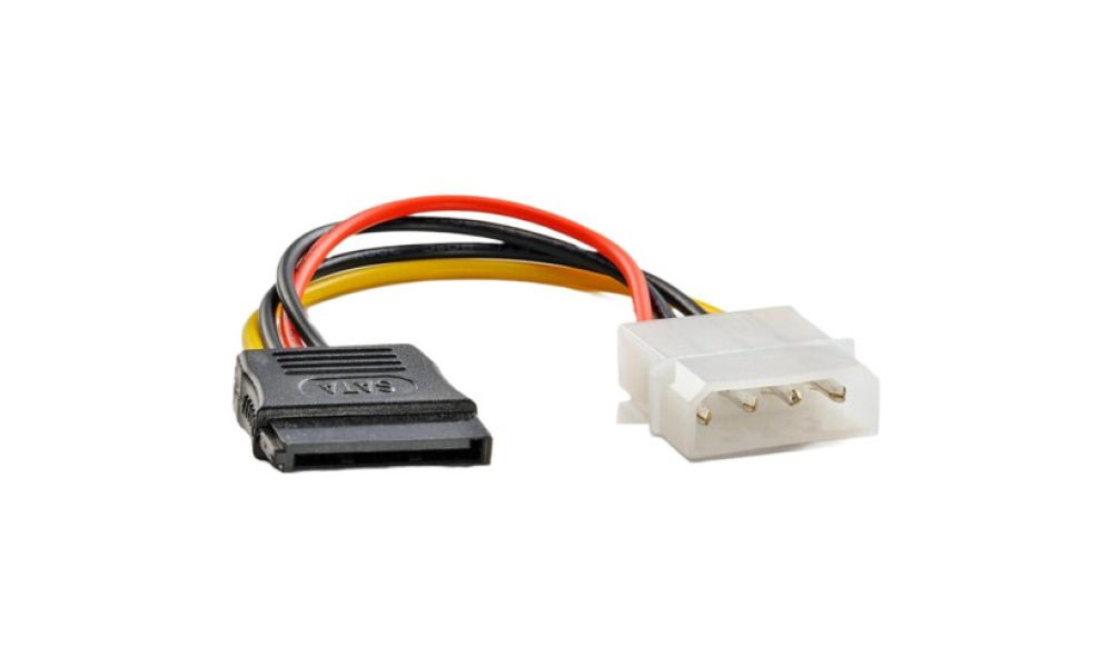 Cabo SATA para Alimentação Plus Cable 15cm C3Tech - PC-STF015