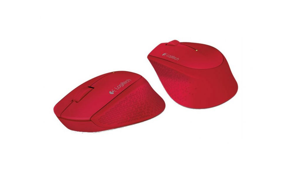 Mouse S/ Fio Logitech M280 Vermelho