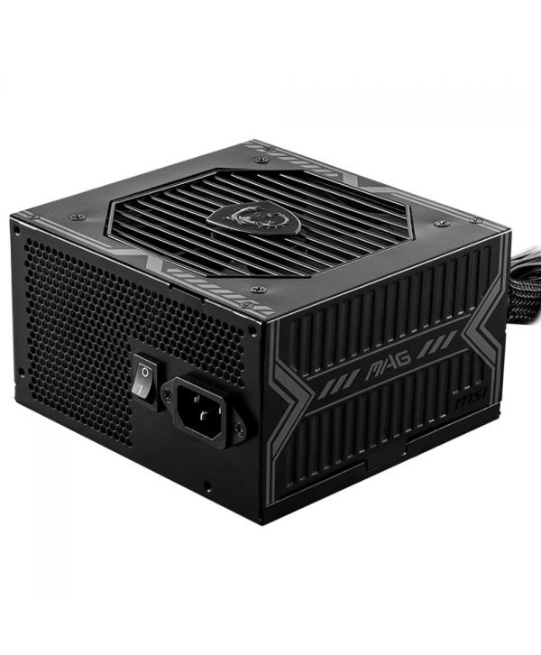 Fonte MSI MAG A750BN PCIE5, 750W, 80 Plus Bronze, PFC Ativo, Preto