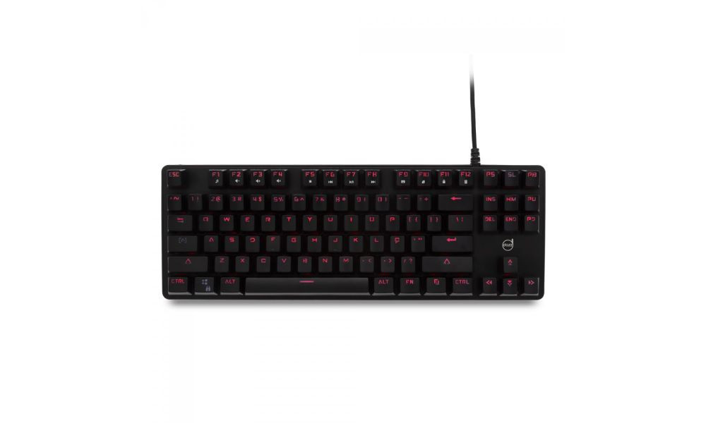 Teclado Mecânico Dazz Alpha Red, Single Color Red, Switch Red, ABNT2, Black