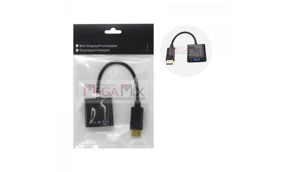 Adaptador Displayport para VGA - 1990