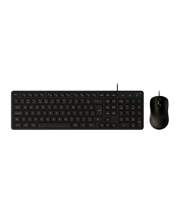 Kit Teclado e Mouse Intelbras, ABNT2, 1000DPI, Preto, CCI20