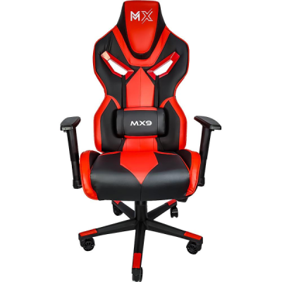 CADEIRA GAMER MX9 GIRATÓRIA PRETO/VERMELHO