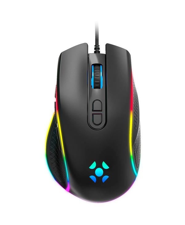 Mouse Gamer Fortrek Cruiser New Edition 12000 Dpi RGB Preto