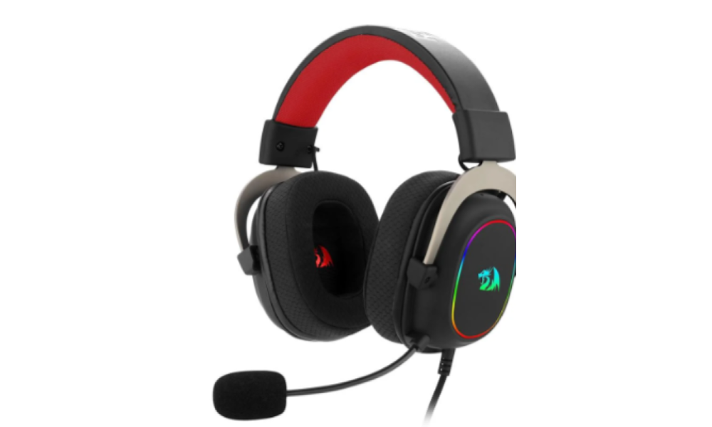 Headset Gamer Redragon Zeus X, RGB, Som Surround 7.1
