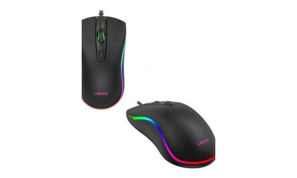 Mouse Gamer 1200dpi Led RGB Hyper Lehmox - GT-M6