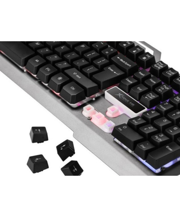 Teclado Membrana Xtrike Me Solid KB-505 Preto RGB