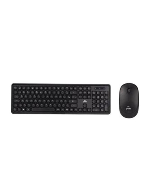 Kit Teclado e Mouse Wireless Yon WM-769, Wireless, ABNT2