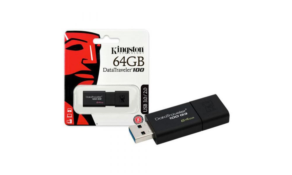 Pendrive Kingston DT100 G3 64GB 3.0