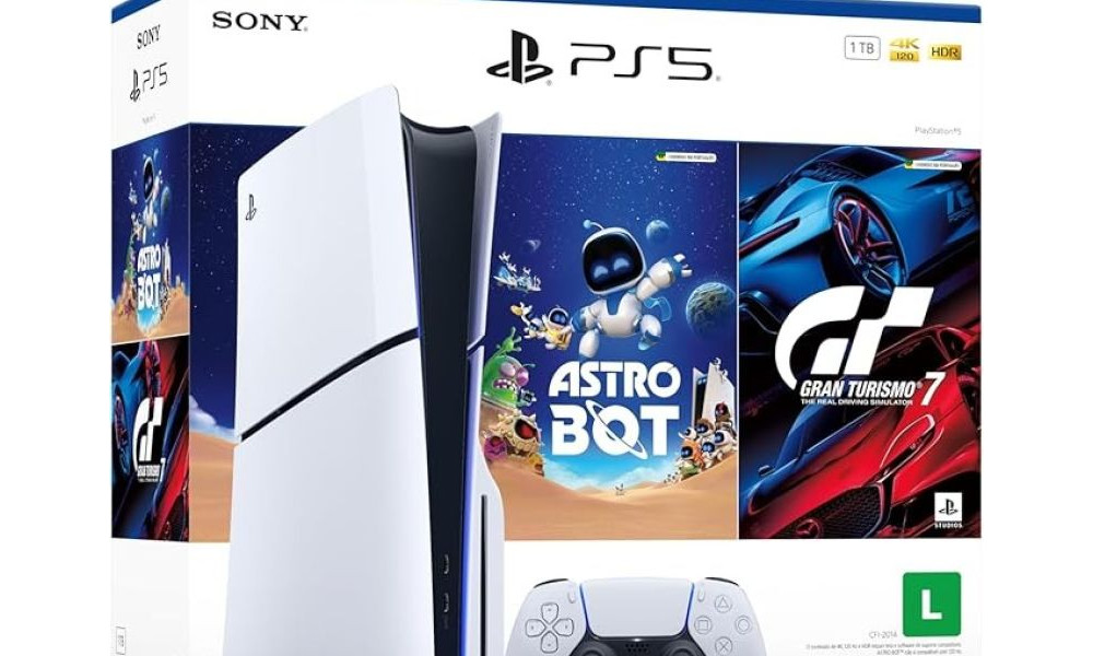 PlayStation®5 Slim Disk - Pacote ASTRO BOT e Gran Turismo 7