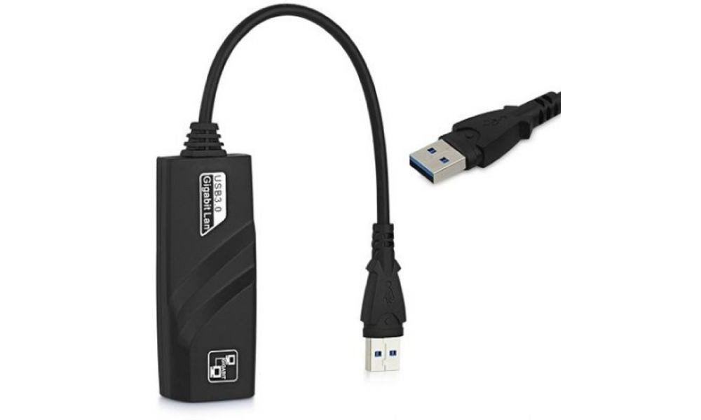 Adaptador de Rede USB x RJ45 3.0 Ethernet Adapter 10/100/1000