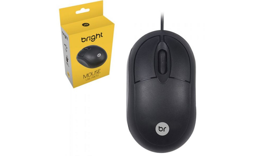 Mouse Standart USB Plug And Play 800 Dpi Bright - 0106