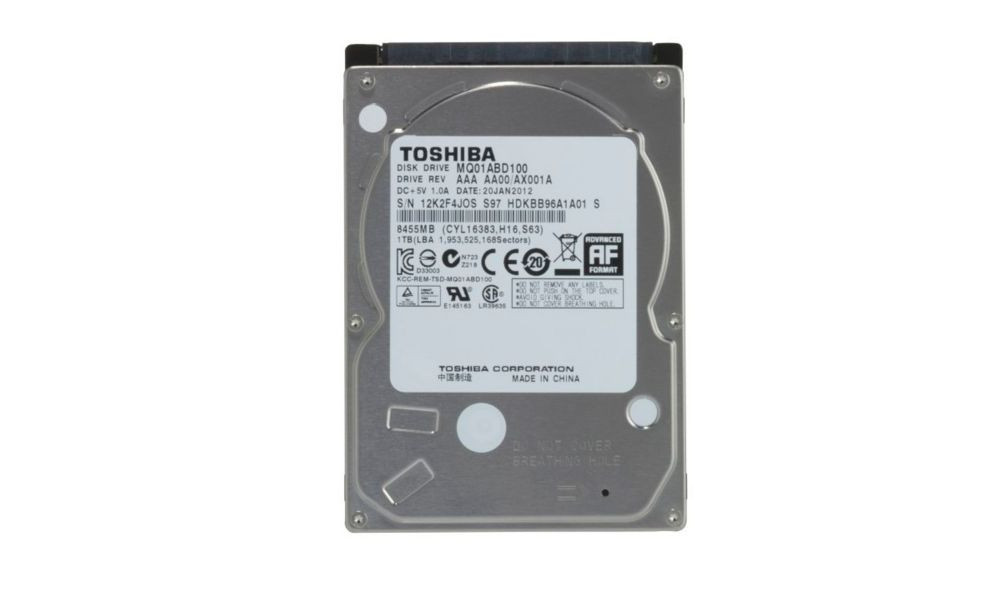 HD Notebook Toshiba 1TB 5400RPM 128mb cache Sata 6.0gb/s