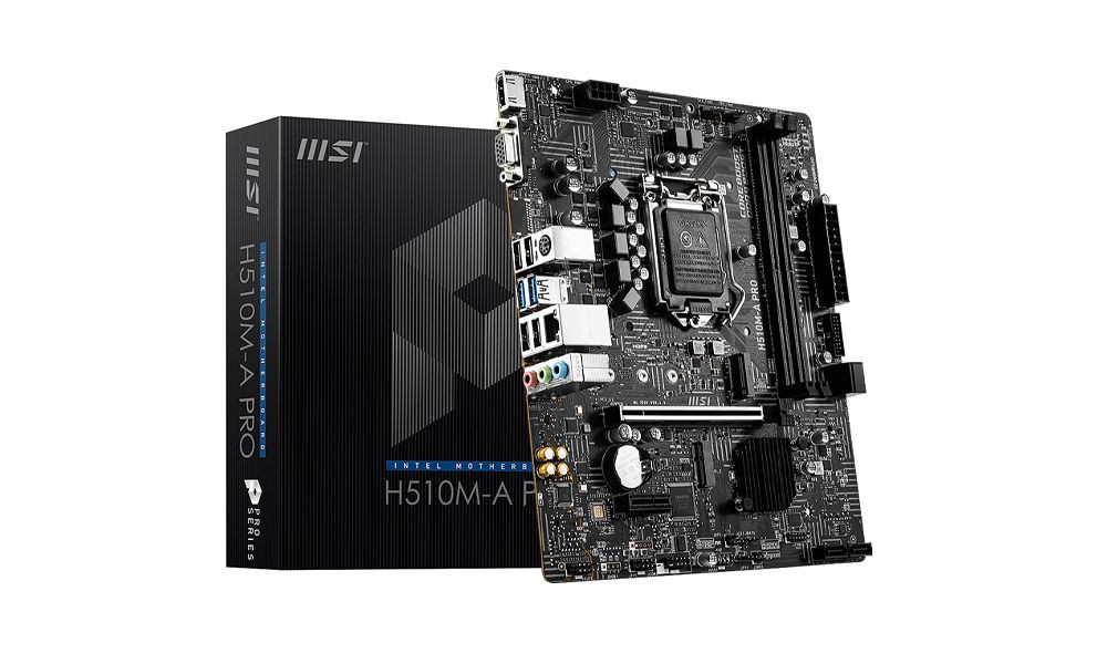 Placa Mãe MSI LGA 1200 H510M-A PRO matx DDR4 3200MHZ OC M.2