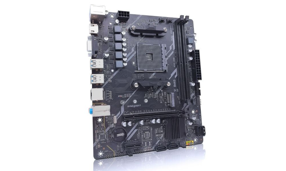 Placa Mãe NTC B450M, Chipset B450, AMD AM4, mATX, DDR4, M.2, USB 3.2, VGA/HDMI - B450M