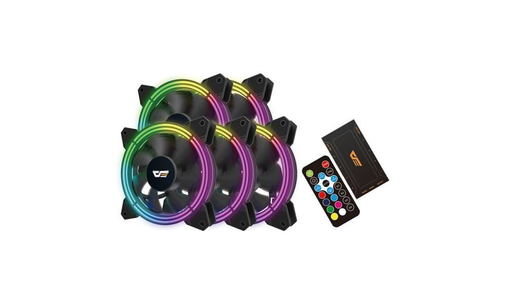 Kit Ventoinhas Aigo DarkFlash CF11 Pro 5in1 ARGB 5x120mm CF11-PRO-5IN1