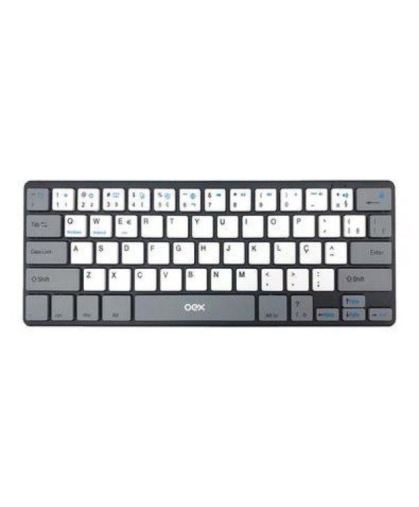 Teclado Oex Tc506 Multimidia Bluetooth, Concept, Abnt2, Branco