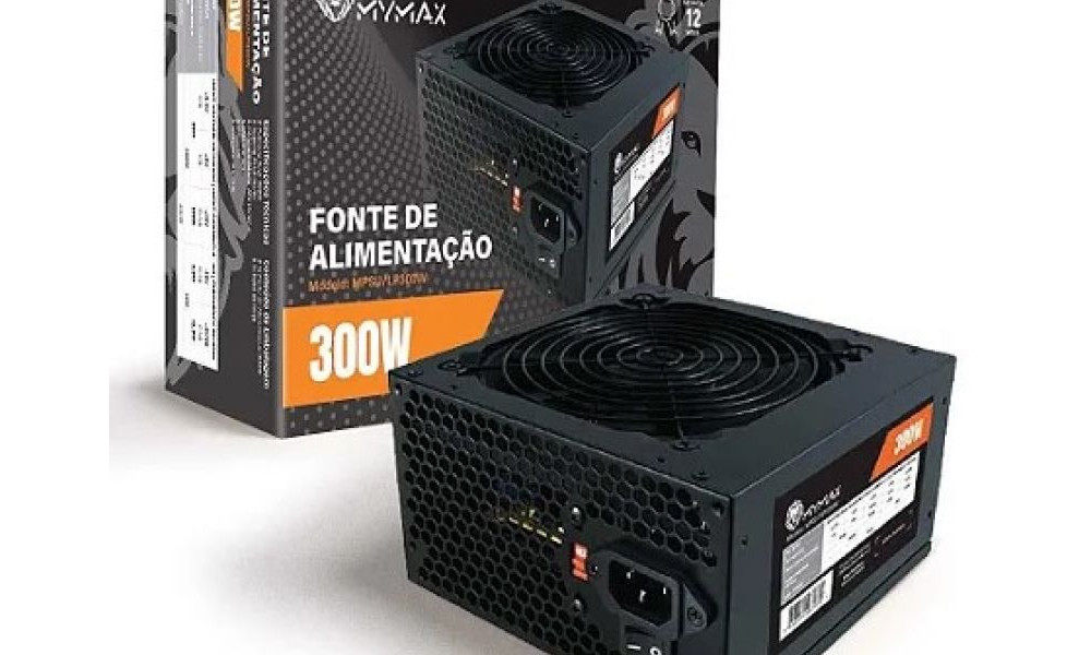 Fonte ATX 300w Real 24  Pinos Bivolt MPSU/LP300W