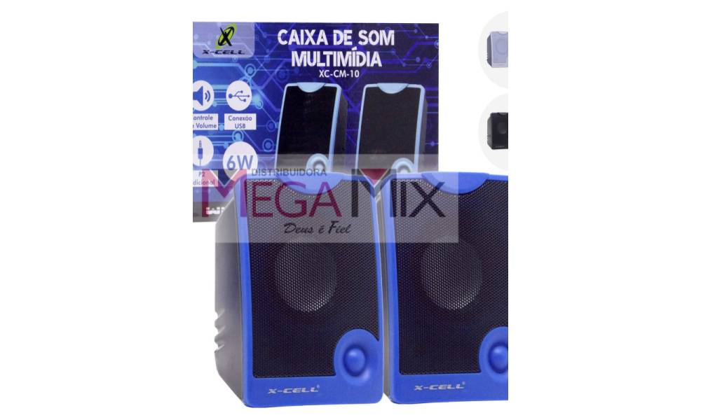 Caixa de Som Pc 6w XC-CM-10