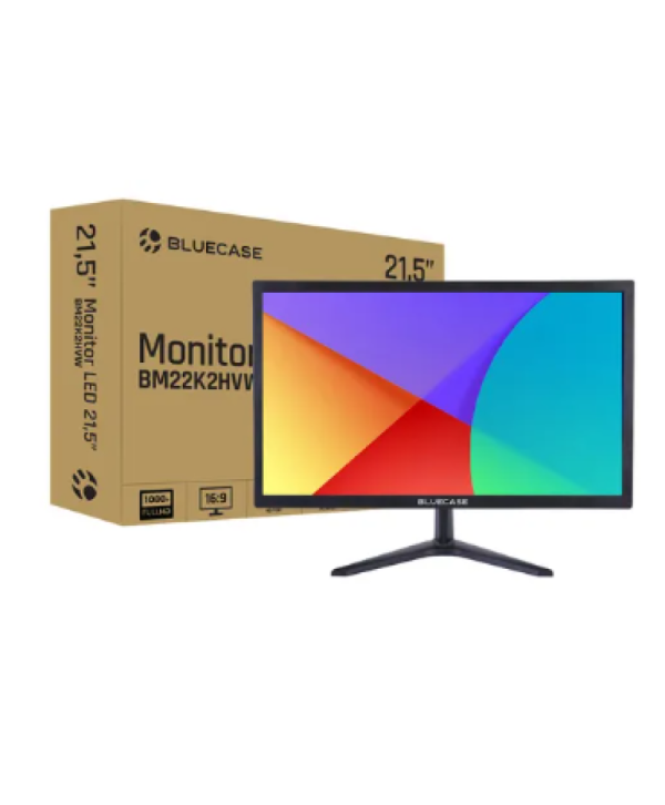 Monitor 21,5 Preto Led BM22K2HVW Bluecase 75hz WideScreen CX Parda