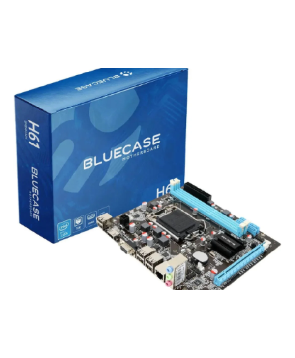 Placa mãe H61 BMBH61-G2HG-M2 Rev 2.0 DDR3 - Bluecase - Obs item sem espelho, nova - preço promocional devido ao esp