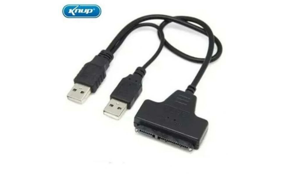 Conversor USB 2.0  Para HD Sata Com Sete Pinos KNUP - KP-HD015